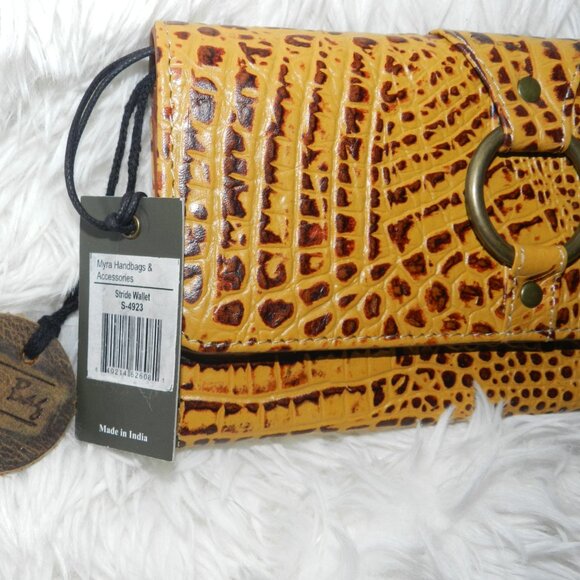 Myra 100% Leather Stride Wallet 🆕FAST📦🏃🏻💨⚡🚚 - Picture 5 of 16